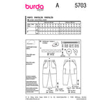 Burda Boss N ° 5703: pantalones