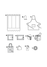 Patrón N ° 8125: Accesorios de cocina