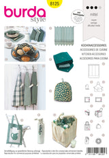 Patrón N ° 8125: Accesorios de cocina