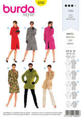Patron n ° 8292: Coat