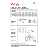 Burda boss n ° 5711: jacket