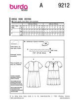 Burda Kids Boss N ° 9212: Vestido