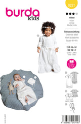 Patron Burda Enfant n°9221 : Ensemble bébé - Robe de baptême