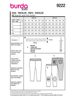 Burda child boss n ° 9222: pants