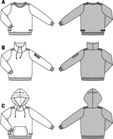 Patron n ° 9407: sweatshirt