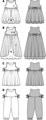 Patron n ° 9460: dress and combination