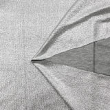 Jersey viscose fin gris lamé argent