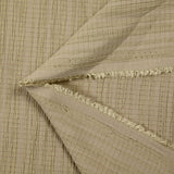 Polyviscose texturée effet smock beige