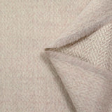 Laine mélangée brossée beige rosé