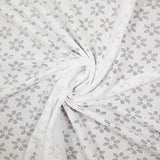 Rebecca lace knit white background