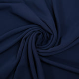 Twill de polyester bleu marine