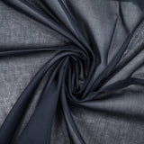 Voile de coton bleu marine