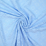 Rebecca encaje punto fondo azul cielo