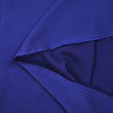 Crêpe de polyester bleu roi