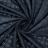 Broderie anglaise Nellie bleu marine