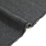 Laine mélangée fine chevrons gris anthracite