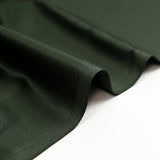 Popeline de coton satinée vert militaire