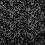 Maille dentelle satinée champêtre noire