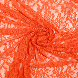 Dentelle polyester Clara orange