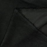 Black cupro effect polyester