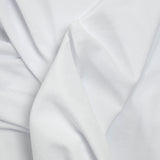 Jersey de coton blanc