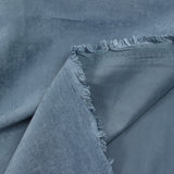 Baltic blue cupro effect polyester