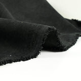 Black cupro effect polyester