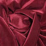 Jersey de pana rojo oscuro