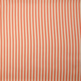 6mm peach and off-white striped woven-dyed viscose satin