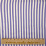 6 mm purple and off-white striped woven-dyed viscose satin
