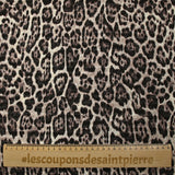 Algodón con estampado de leopardo salvaje