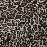 Algodón con estampado de leopardo salvaje