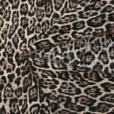 Algodón con estampado de leopardo salvaje