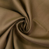 Khaki brown silk and cotton twill lining