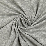 Jersey de coton gris chiné