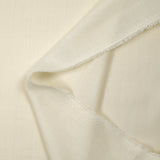 Ivory herringbone silk and wool