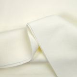 Jersey acanalado tubular grueso blanco
