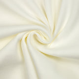 Jersey acanalado tubular grueso blanco