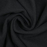 Jersey de polyester envers polaire noir
