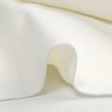 Jersey acanalado tubular grueso blanco