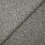 Jersey de laine côtelé bord-côte gris chiné