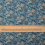 Coton liberty ®  Scotty’s Tiger bleu au mètre