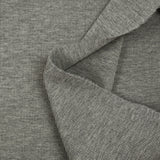 Jersey de laine côtelé bord-côte gris chiné