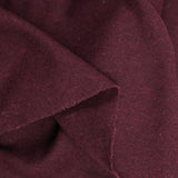 Velours de laine mélangée bordeaux