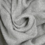 Gray mid-pile wool velvet