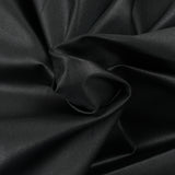 Tissu tailleur satin coton lourd noir