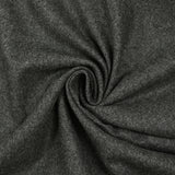 Drap de laine fin gris anthracite