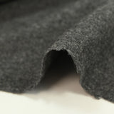 Drap de laine fin gris anthracite
