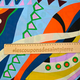 Voile de algodón estampado de colores