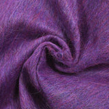 Laine aspect mohair à poils longs violet